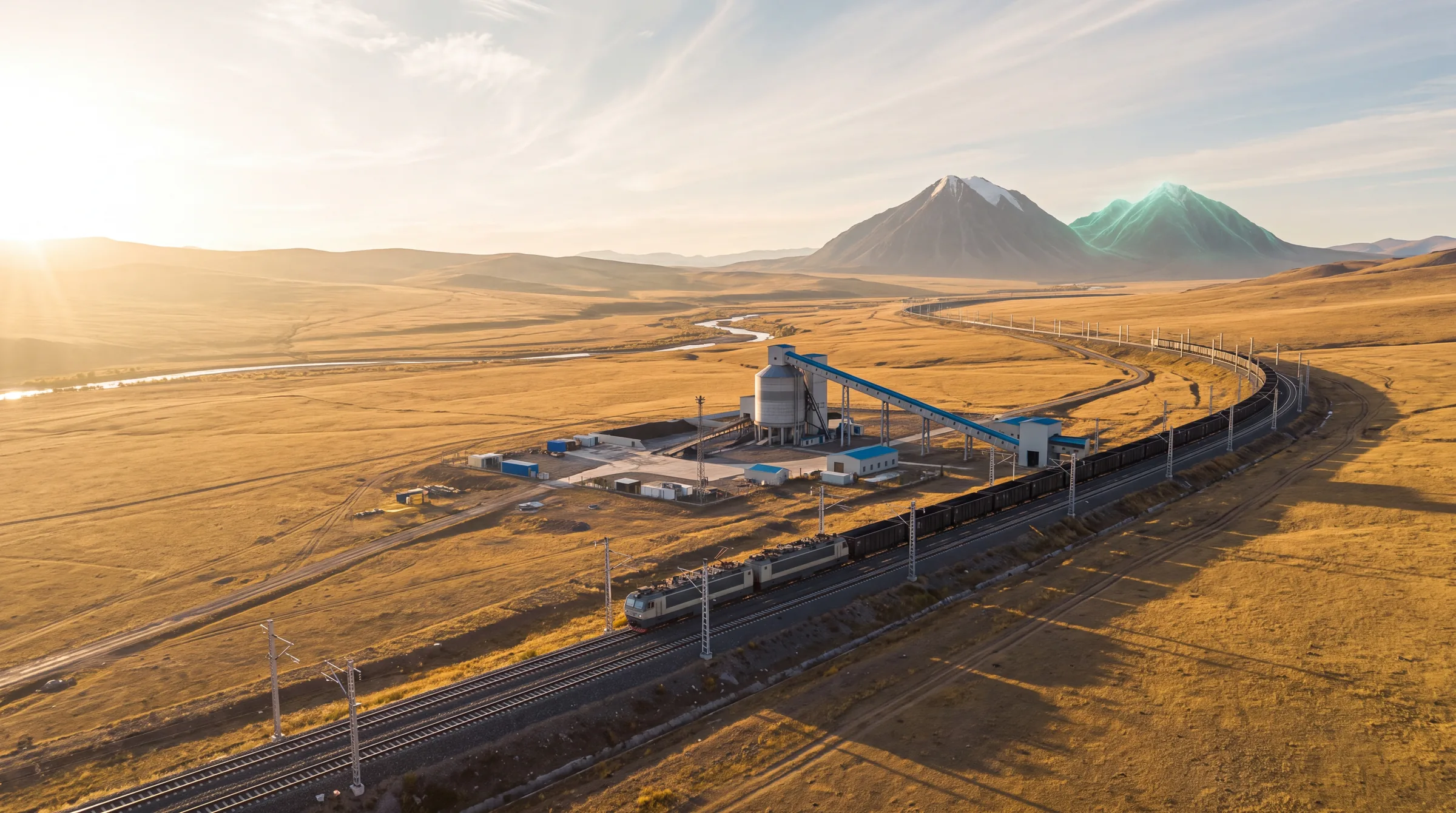 Electrified coal railway